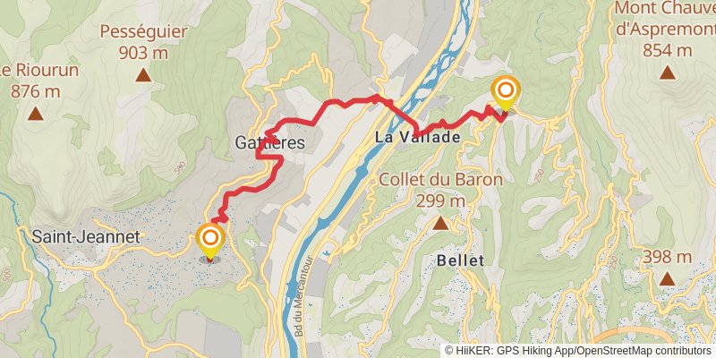 Via Aurelia stage 3 Map