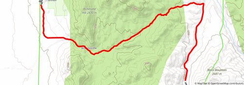 American Discovery Trail South Route stage 356 Map