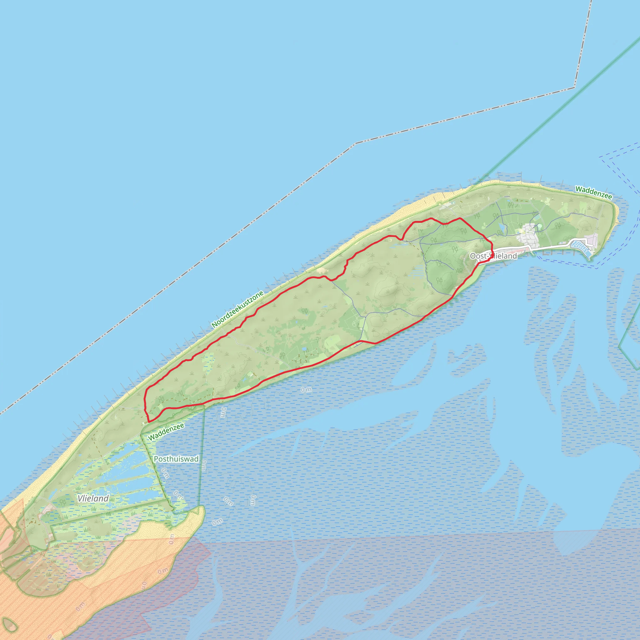 Kamp Weg, Veenpad and Post Weg Loop mobile static map