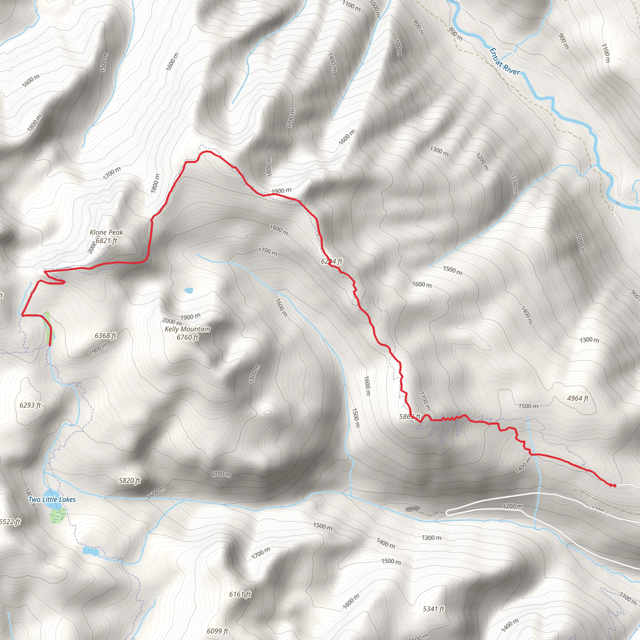 North Tommy Trail mobile static map