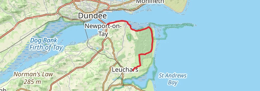 Fife Coastal Path 6-Day Moderate Tour (Hillwalk Tours) stage 4 Map