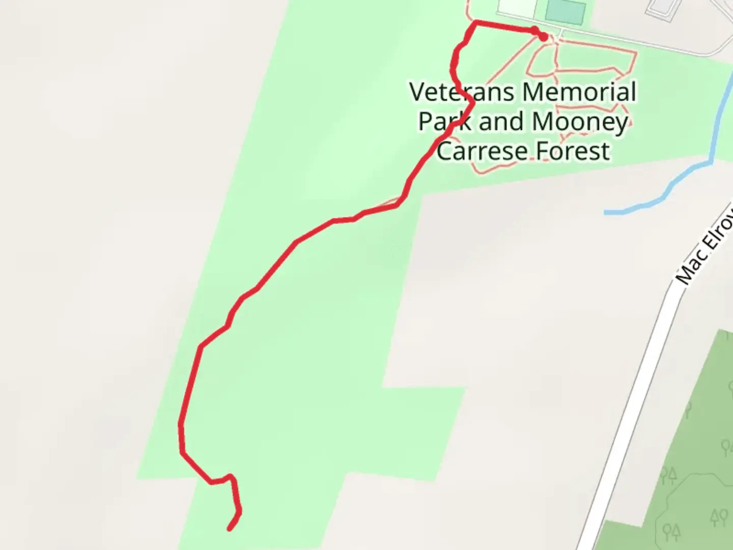 An image depicting the trail Orange Trail and its surrounding area.