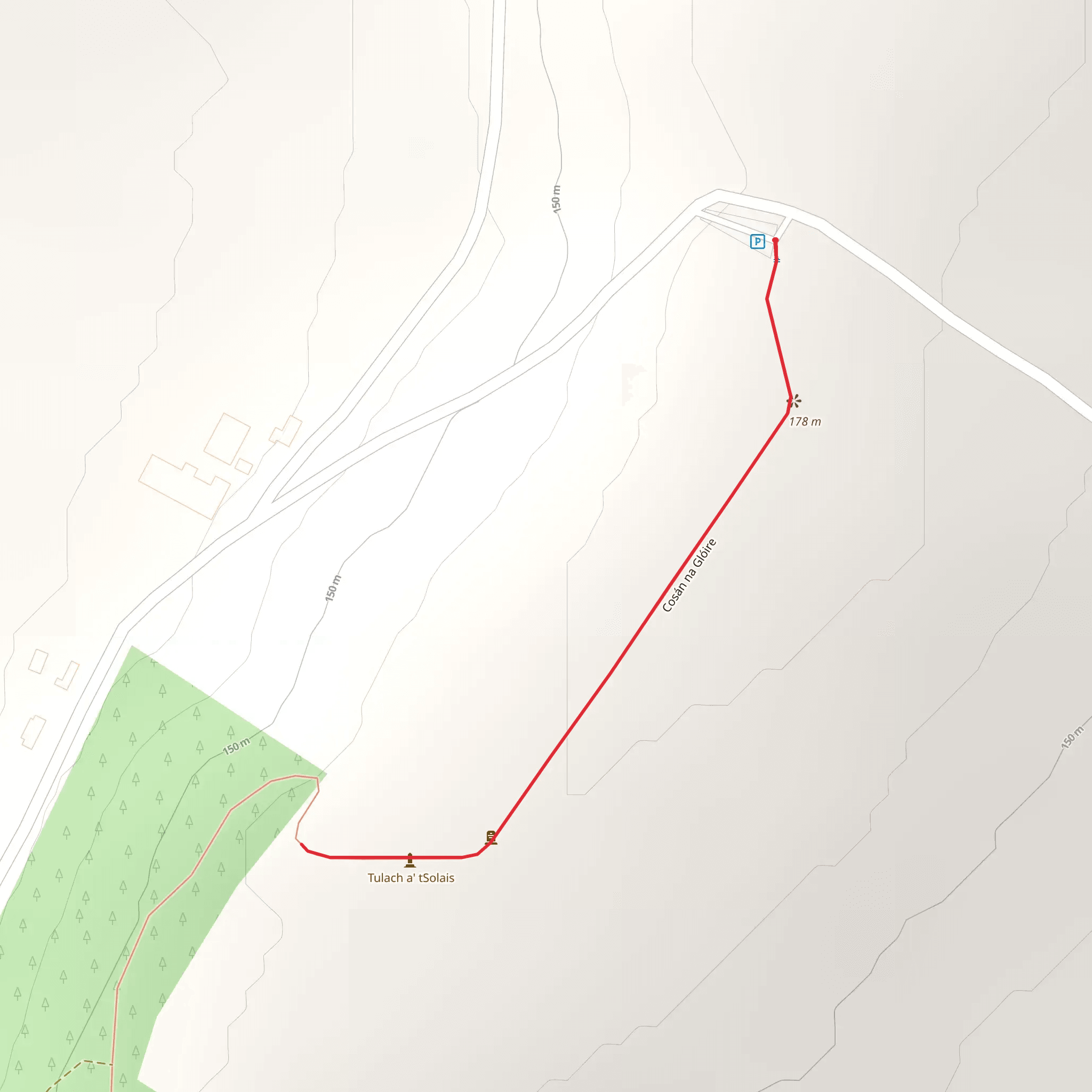 Oulart Hill 1798 Walking Hub - Cosán na Glóire mobile static map