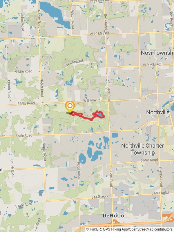 Maybury State Park - Hiking Trail