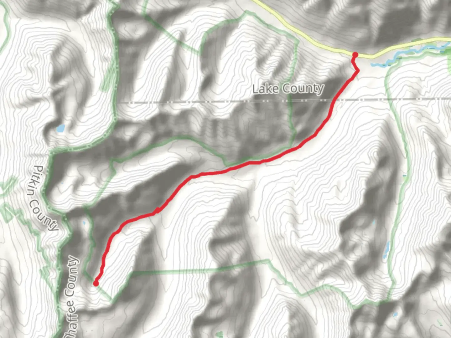 An image depicting the trail Peakaboo Gulch and its surrounding area.