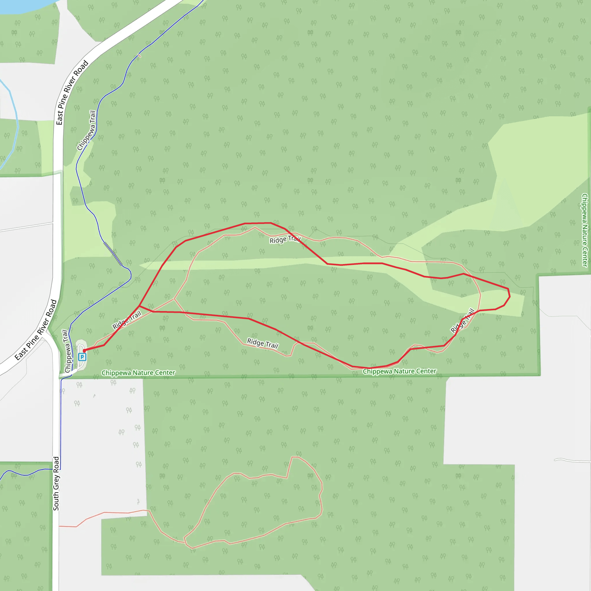 Ridge Loop mobile static map