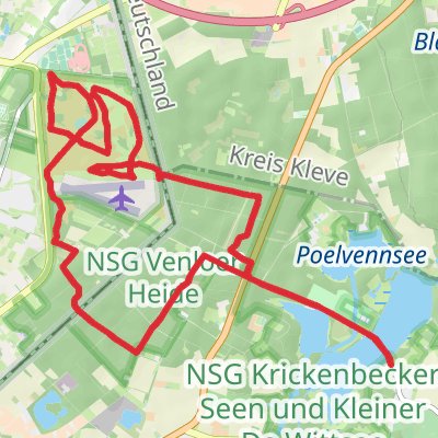 NSG Venloer Heide and Grote Heide Loop mobile static map