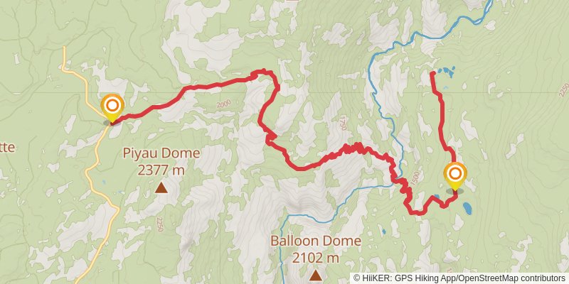 Cassidy Meadow via Theodore Solomons Trail stage 3 Map