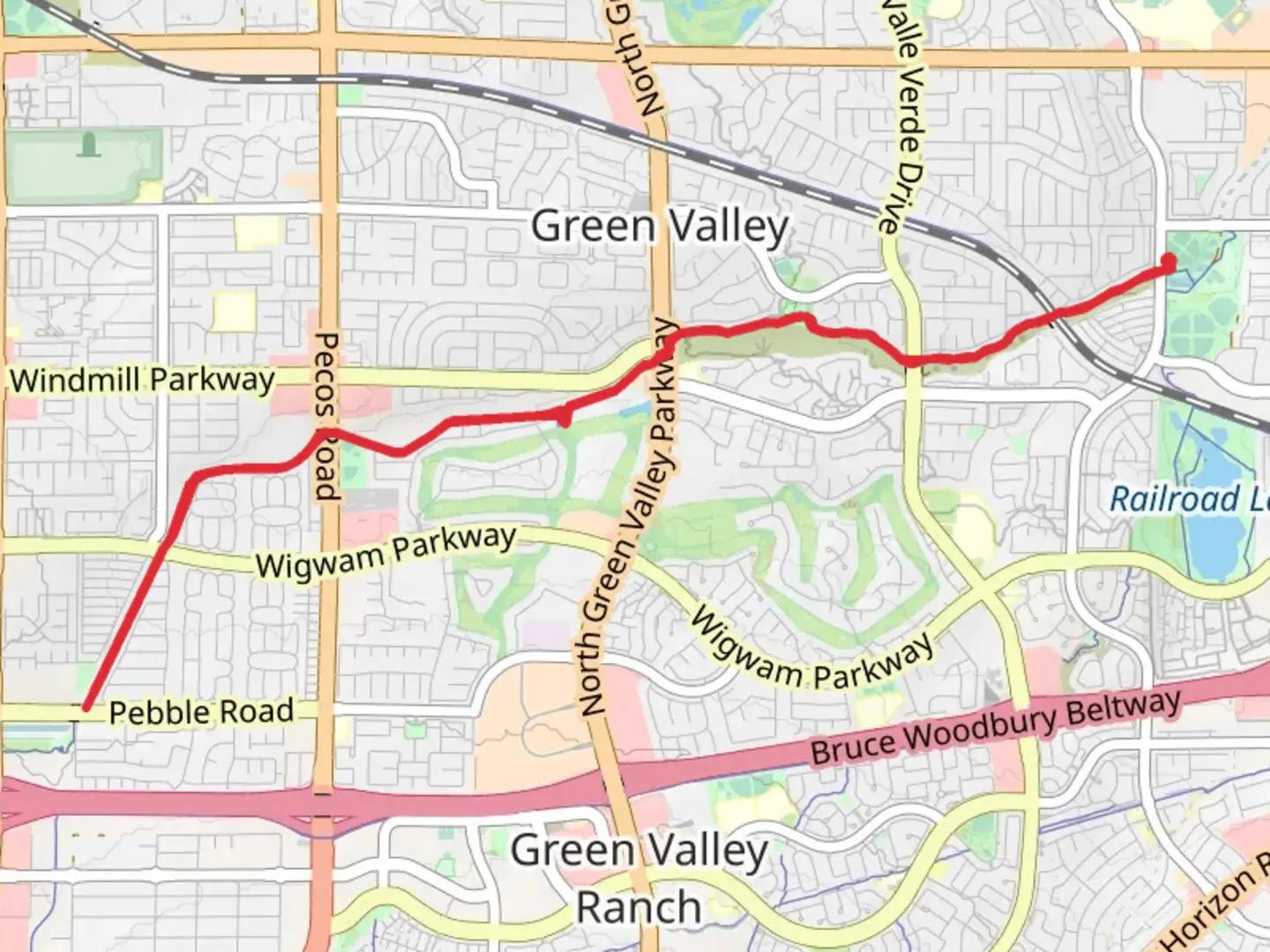 An image depicting the trail Pittman Wash Trail and its surrounding area.