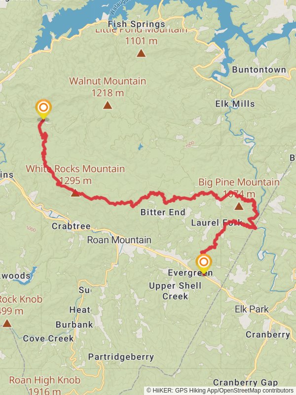 Appalachian Trail from Dennis Cove Road