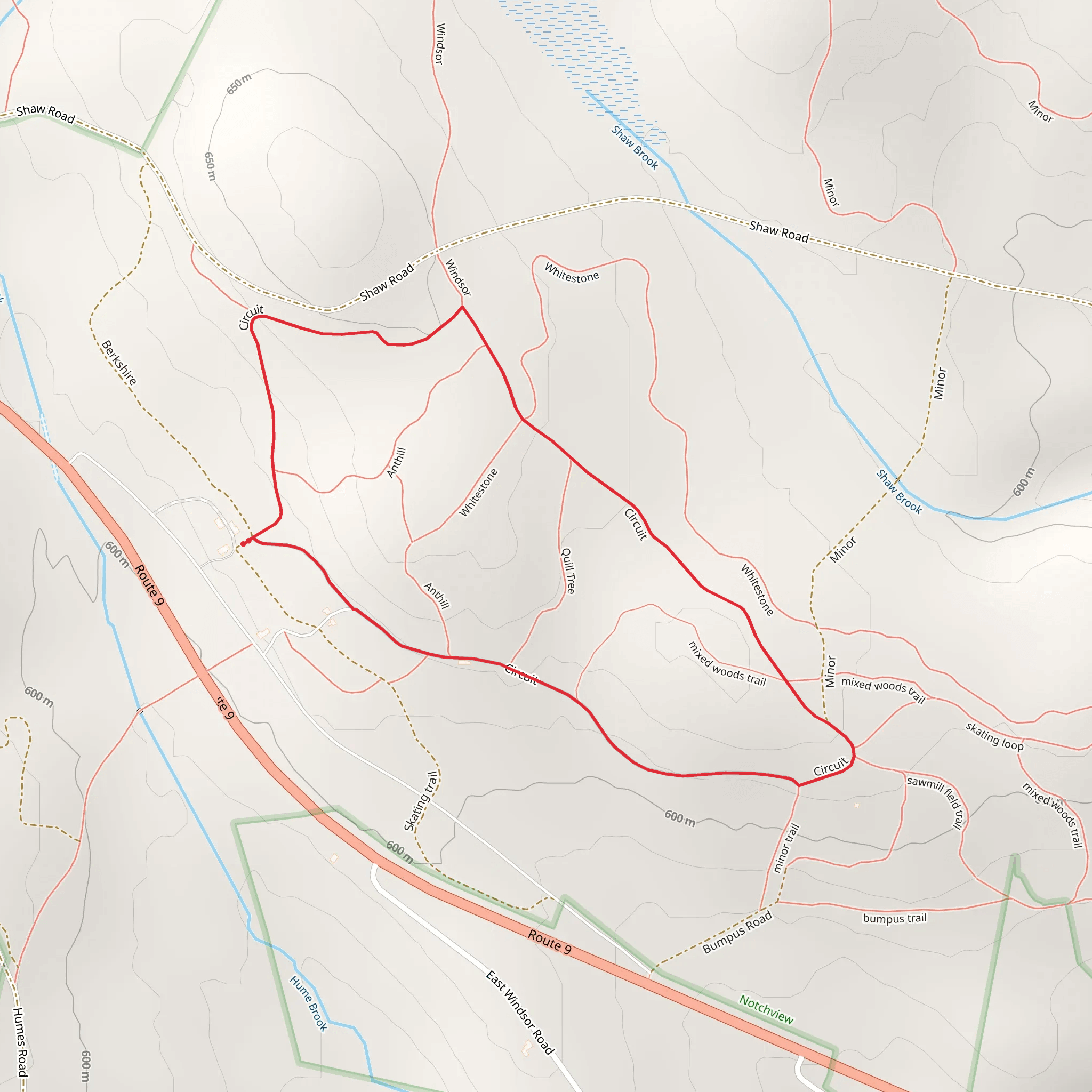 Berkshire Circuit mobile static map