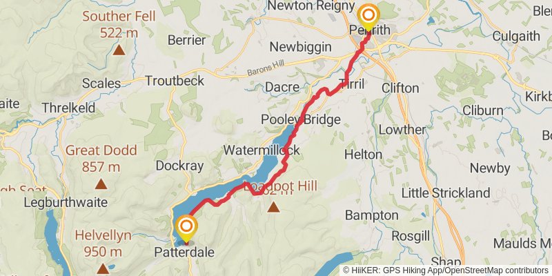 Alternative Coast to Coast stage 7 Map