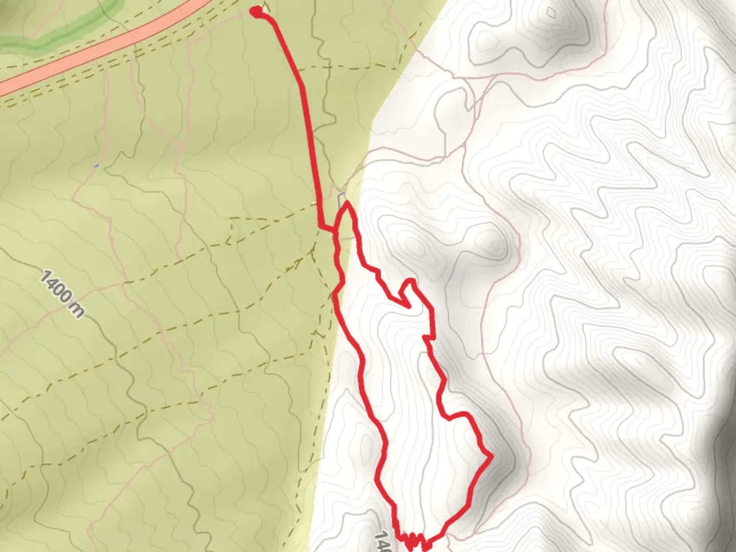 An image depicting the trail Cottonwood Pass Road, 3 Mile Smile and Techno Loop and its surrounding area.