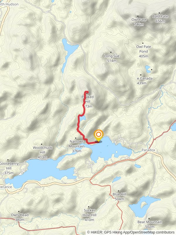 Peaked Hill Trail mobile static map