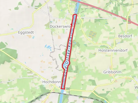 Nord Ostsee Kanal via Wanderweg 3