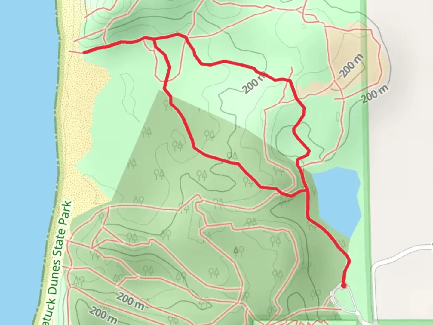An image depicting the trail North Trail Inner Loop and its surrounding area.