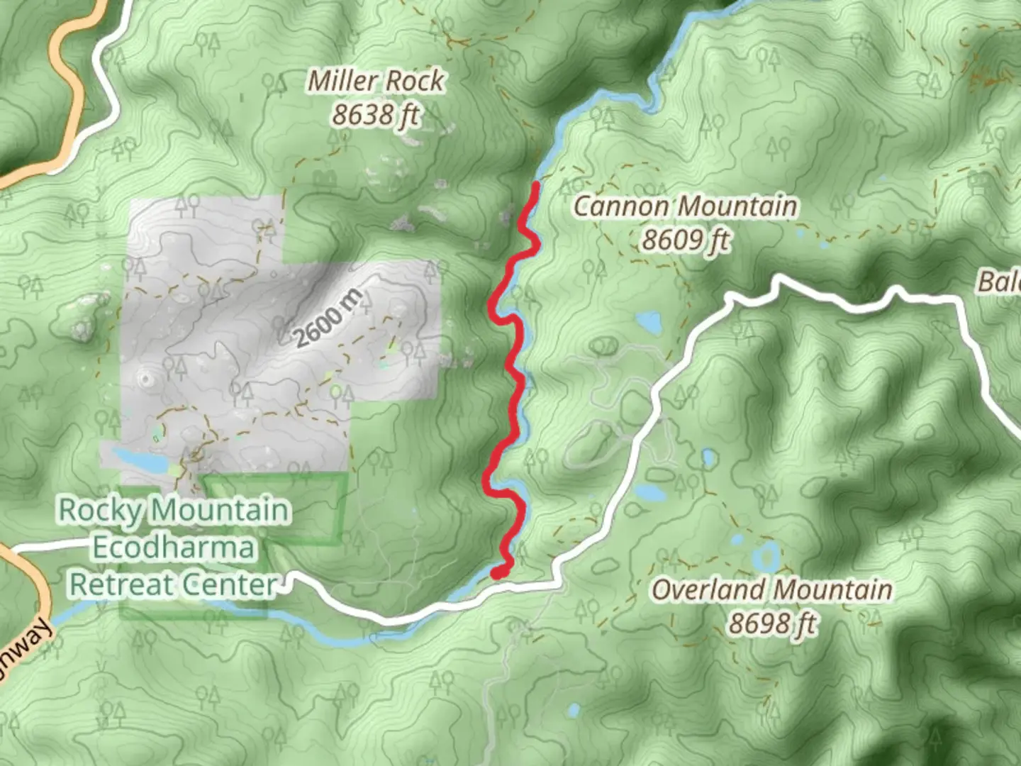 An image depicting the trail Ceran St Veran Trail and its surrounding area.
