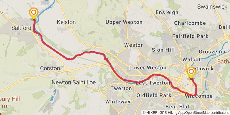 River Avon Trail stage 3 Map