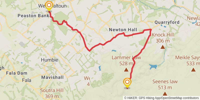 Central Scottish Way stage 7 Map
