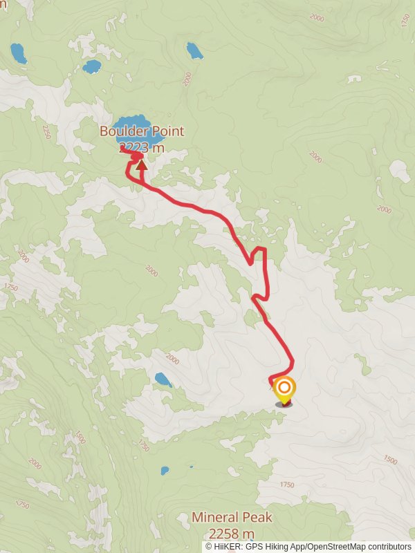 Boulder Point and Lake Trail