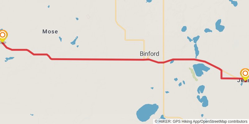 North Country Trail stage 15 Map