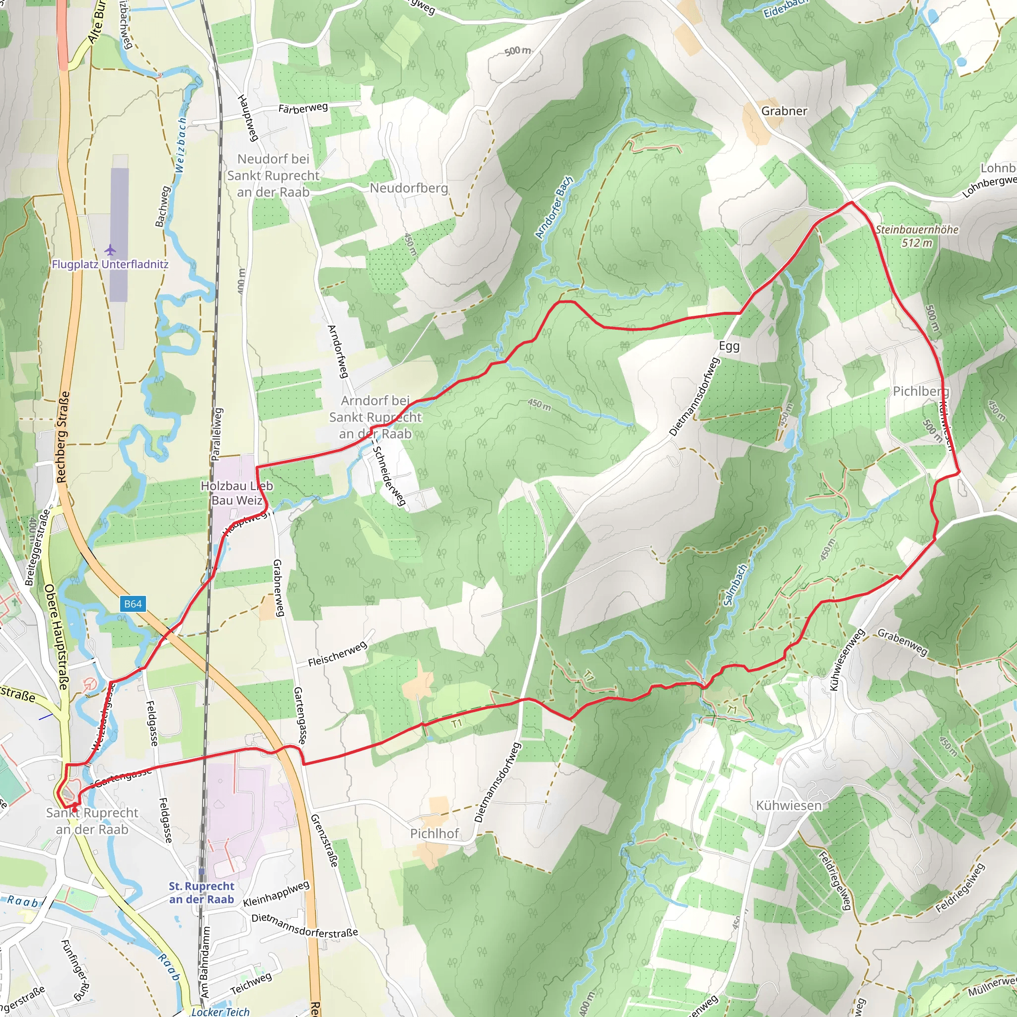 Core Chapel Trail mobile static map