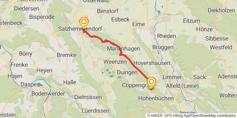 Ith-Hils-Weg stage 4 Map