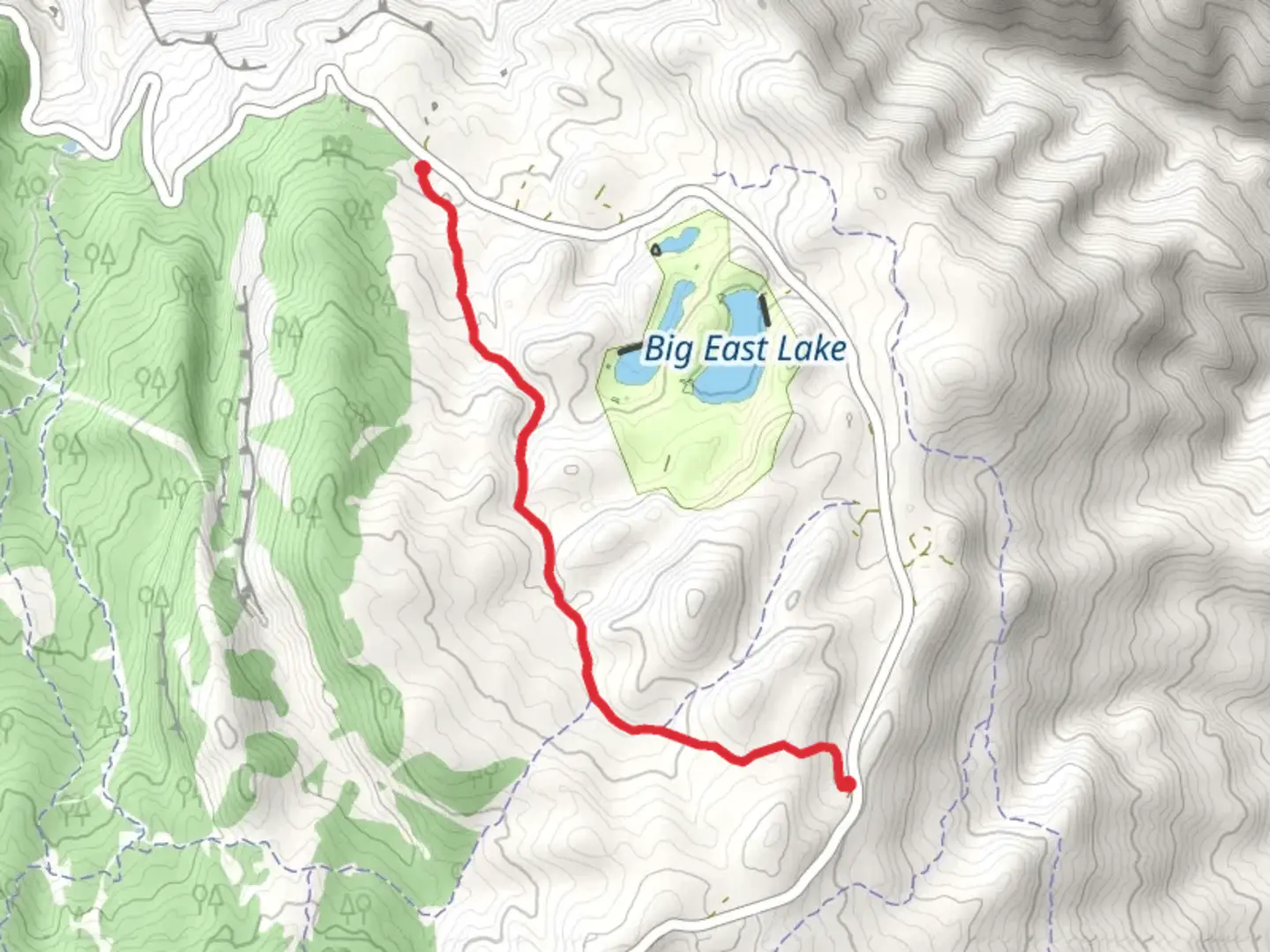 An image depicting the trail Jones Ranch Trail and its surrounding area.