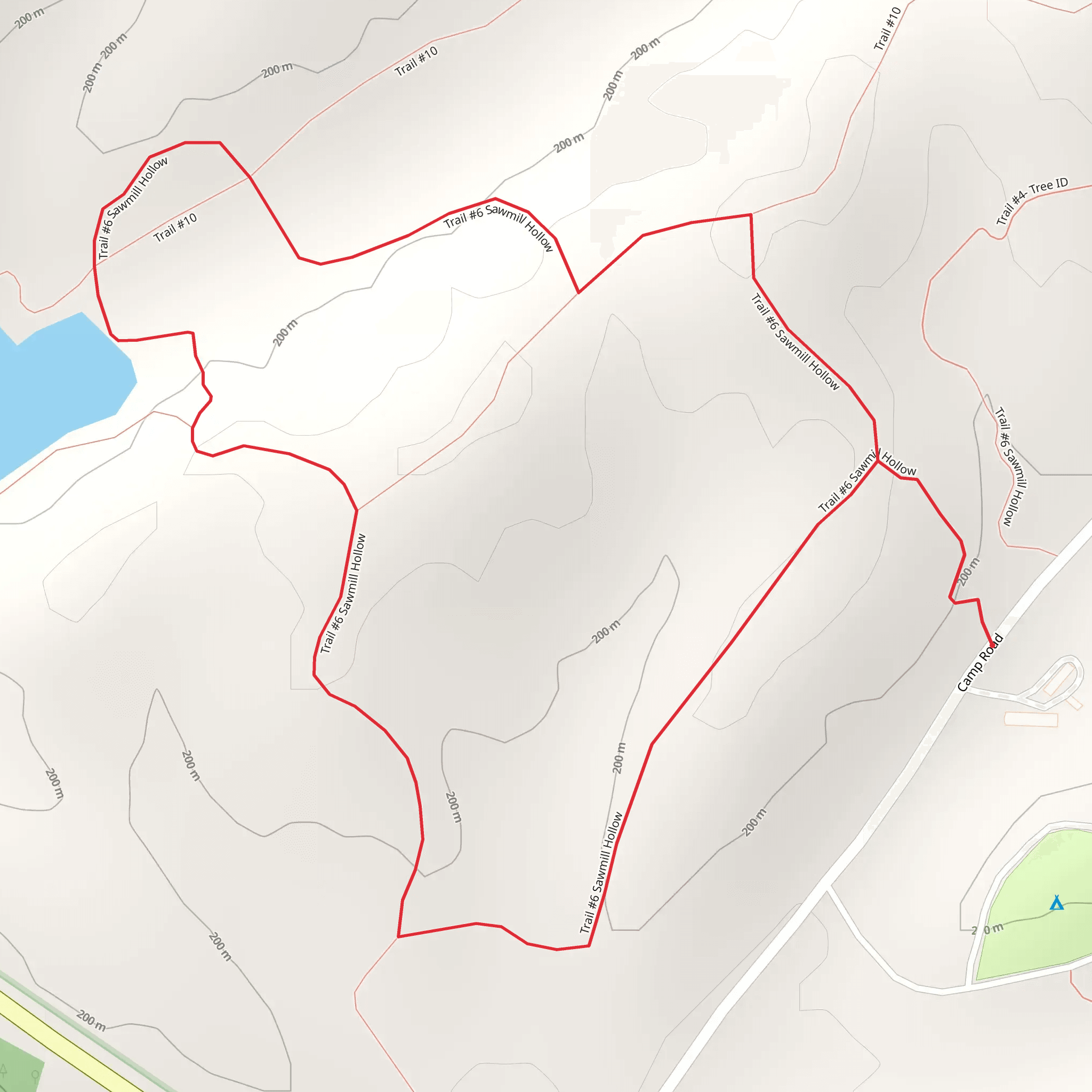 Sawmill Hollow Loop mobile static map