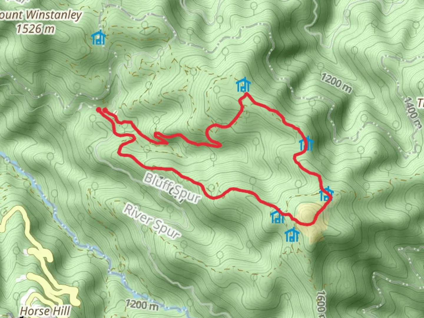 An image depicting the trail Mt Stirling Summit Loop Trail and its surrounding area.