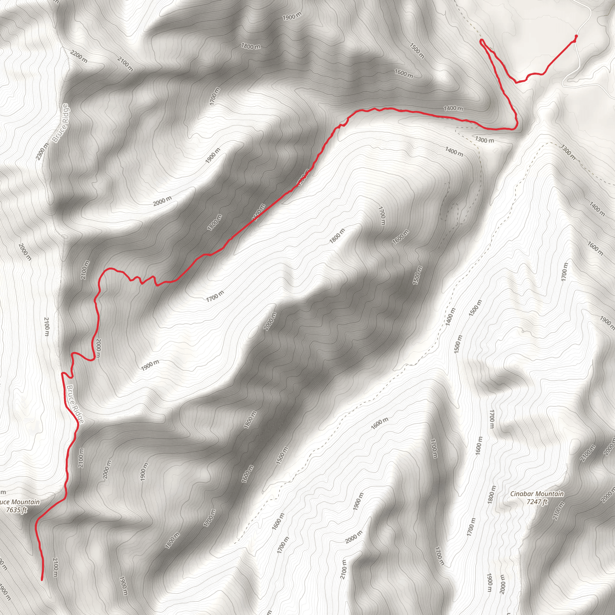 Bruce Creek Trail mobile static map
