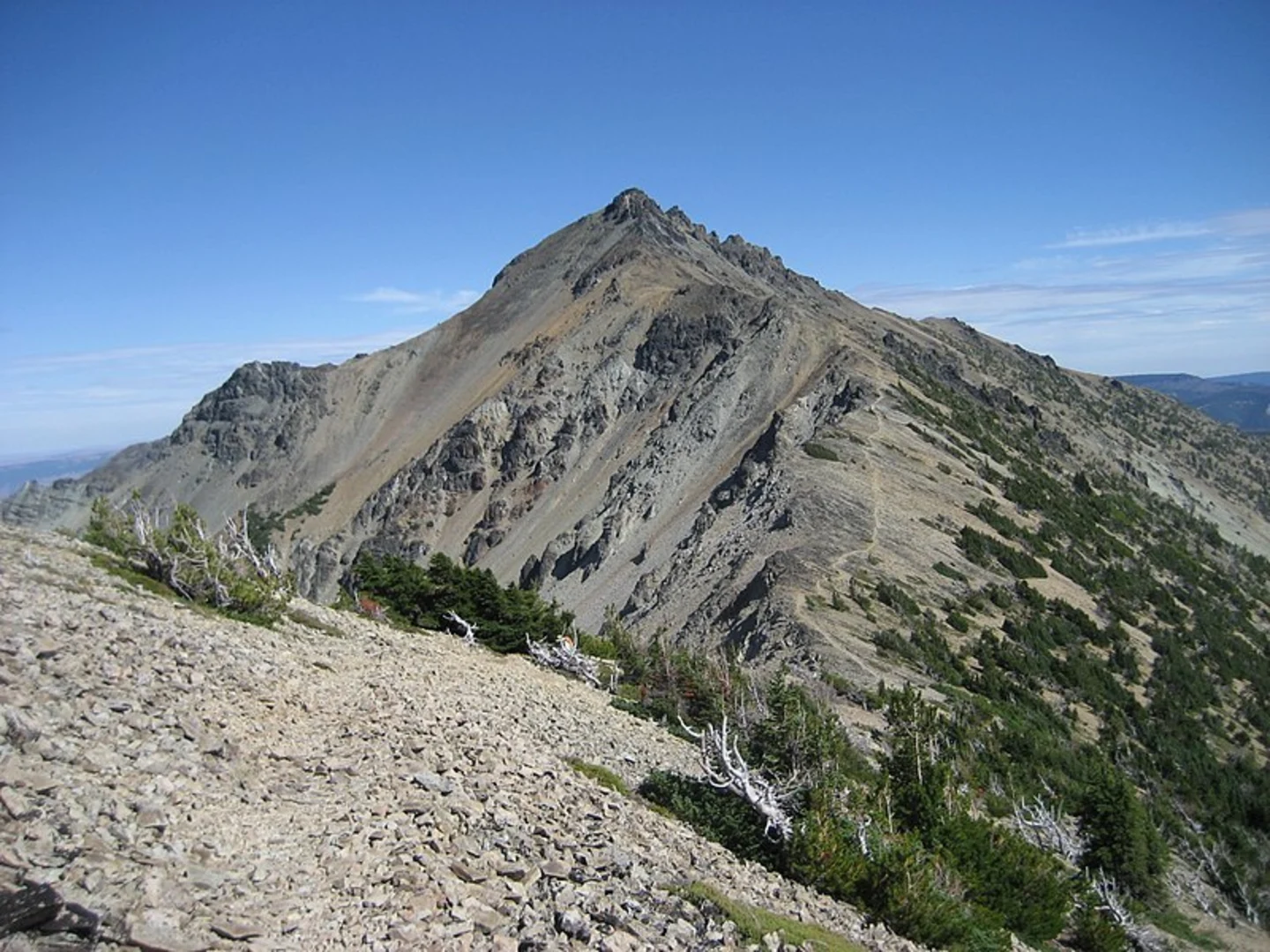 An image depicting the trail Mount Aix Trail via Buck Lake and its surrounding area.