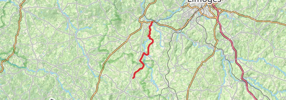Camino Strasbourg-Saint Jean Pied de Port via Vézelay stage 51 Map