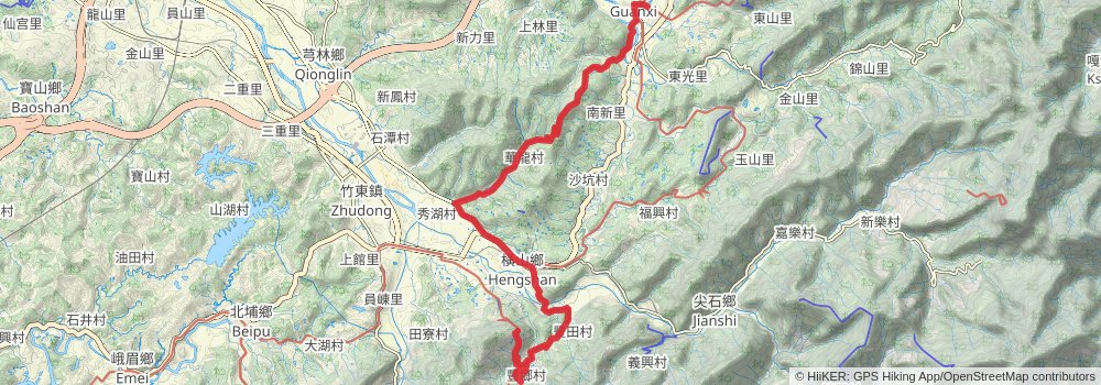 Raknus Selu Trail stage 3 Map