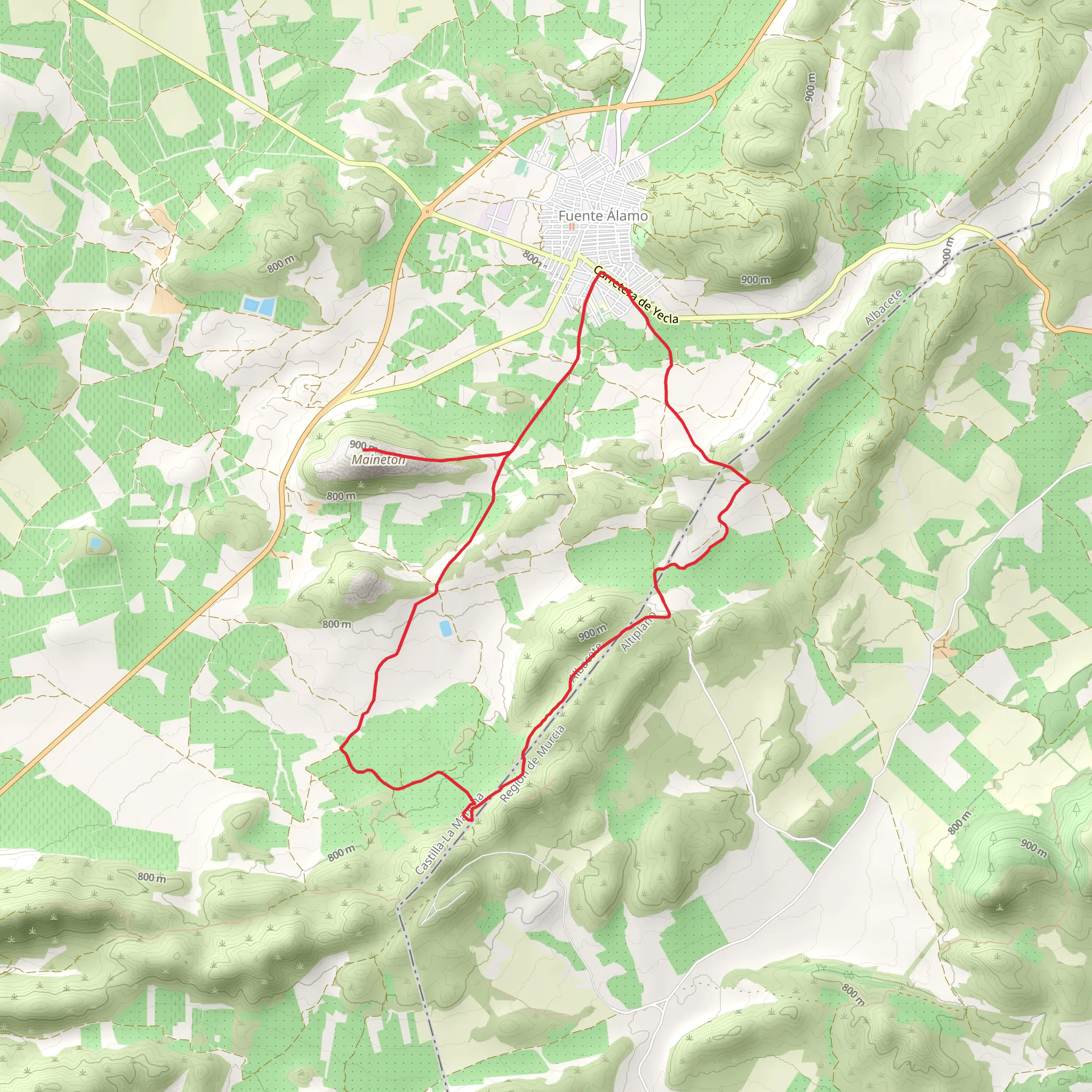 From Fortaleza to Maineton mobile static map