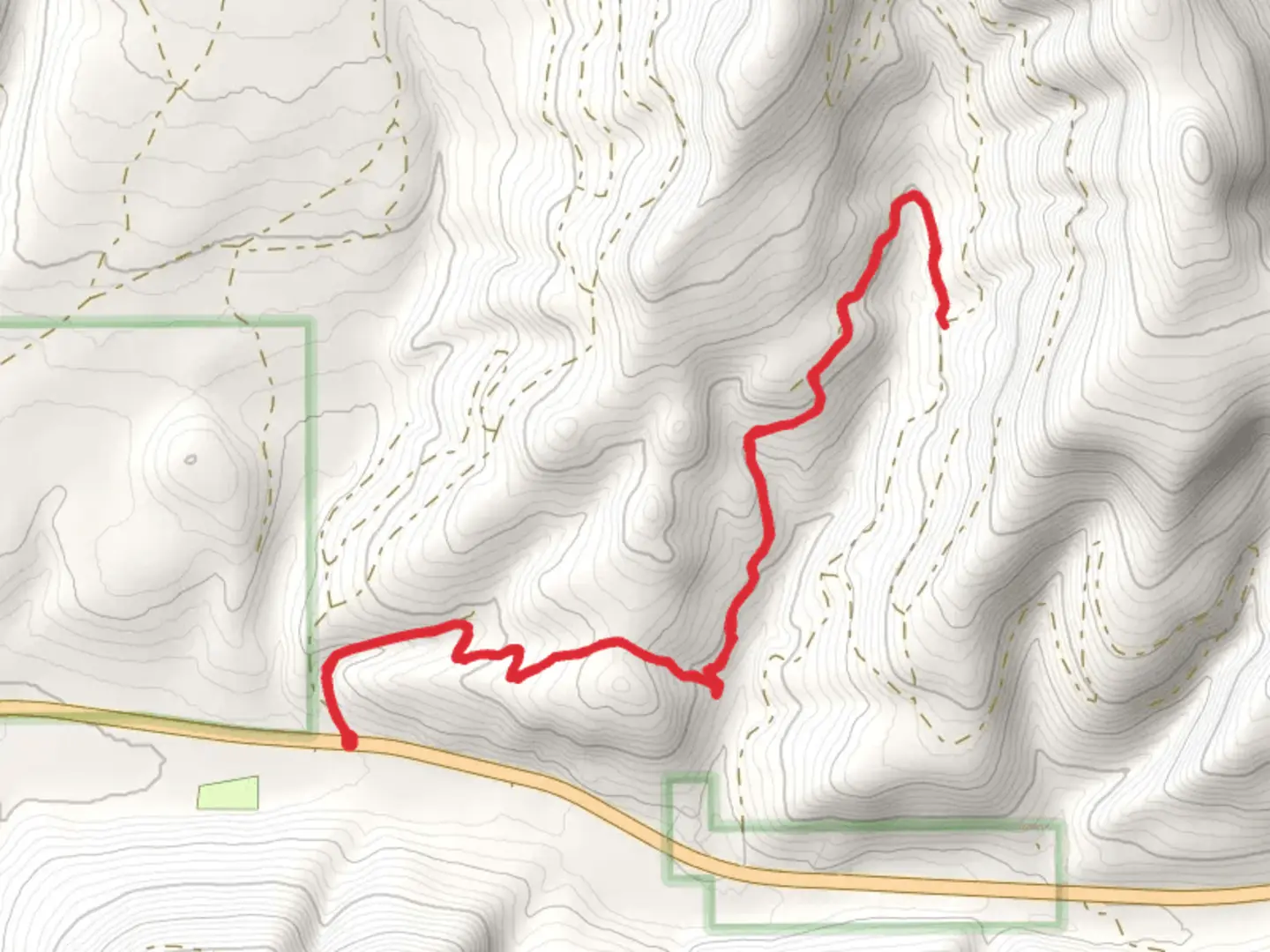 An image depicting the trail East Ranch Trail via Hanson Mill Trail and its surrounding area.
