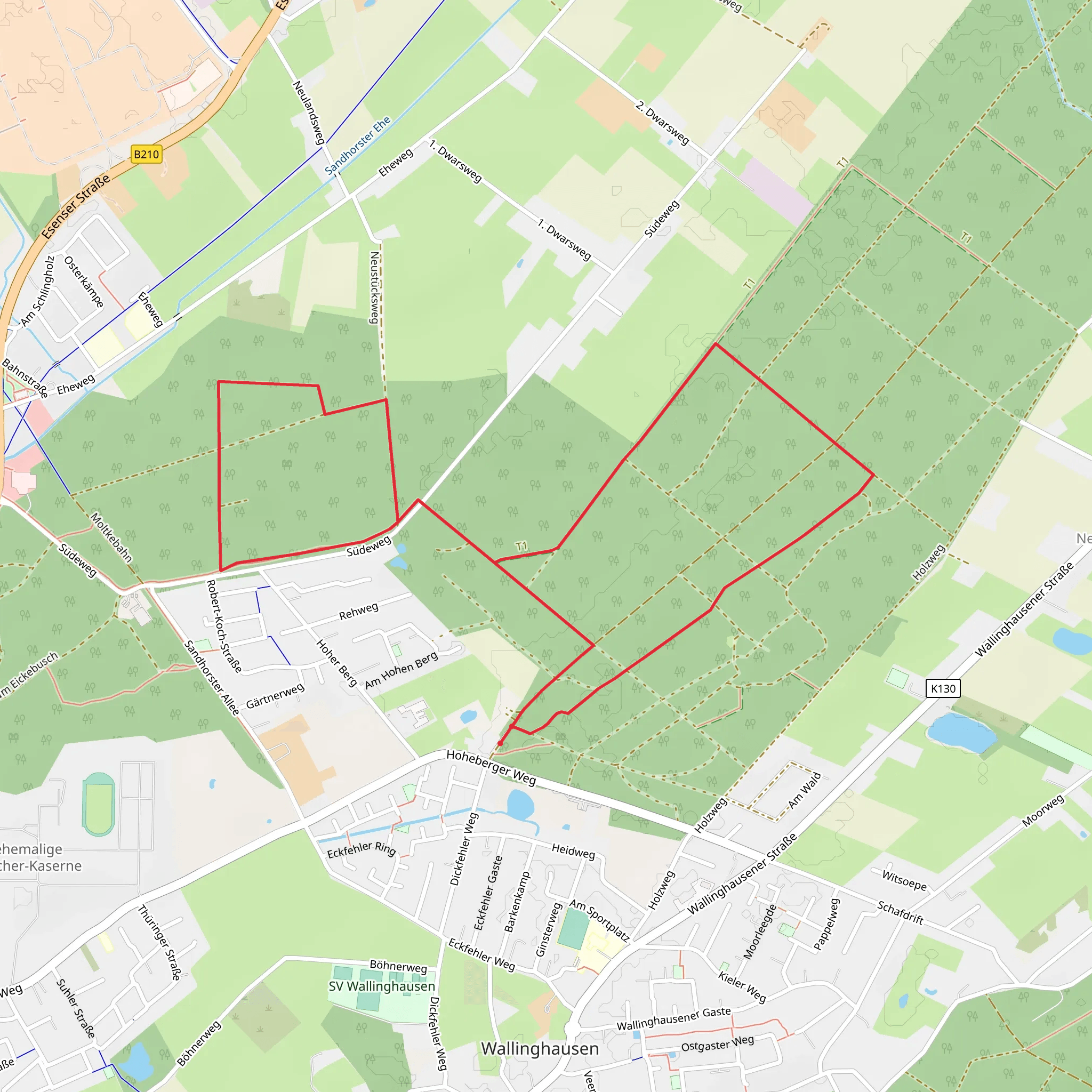 Neu Sandhorst Loop mobile static map