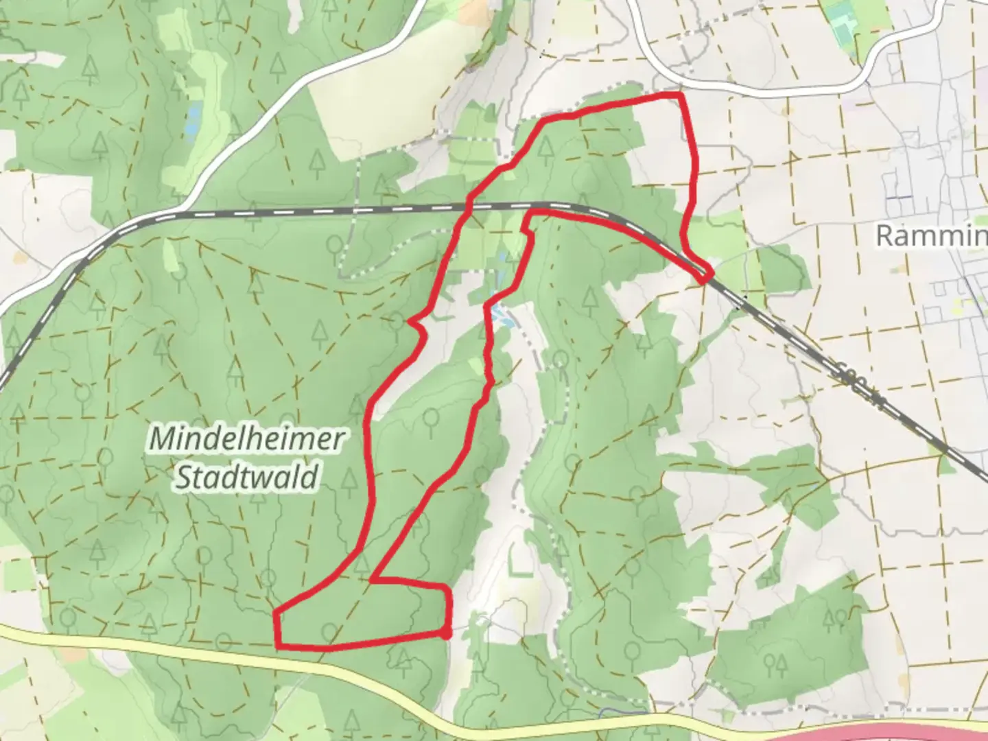An image depicting the trail Sankt Anna Loop and its surrounding area.