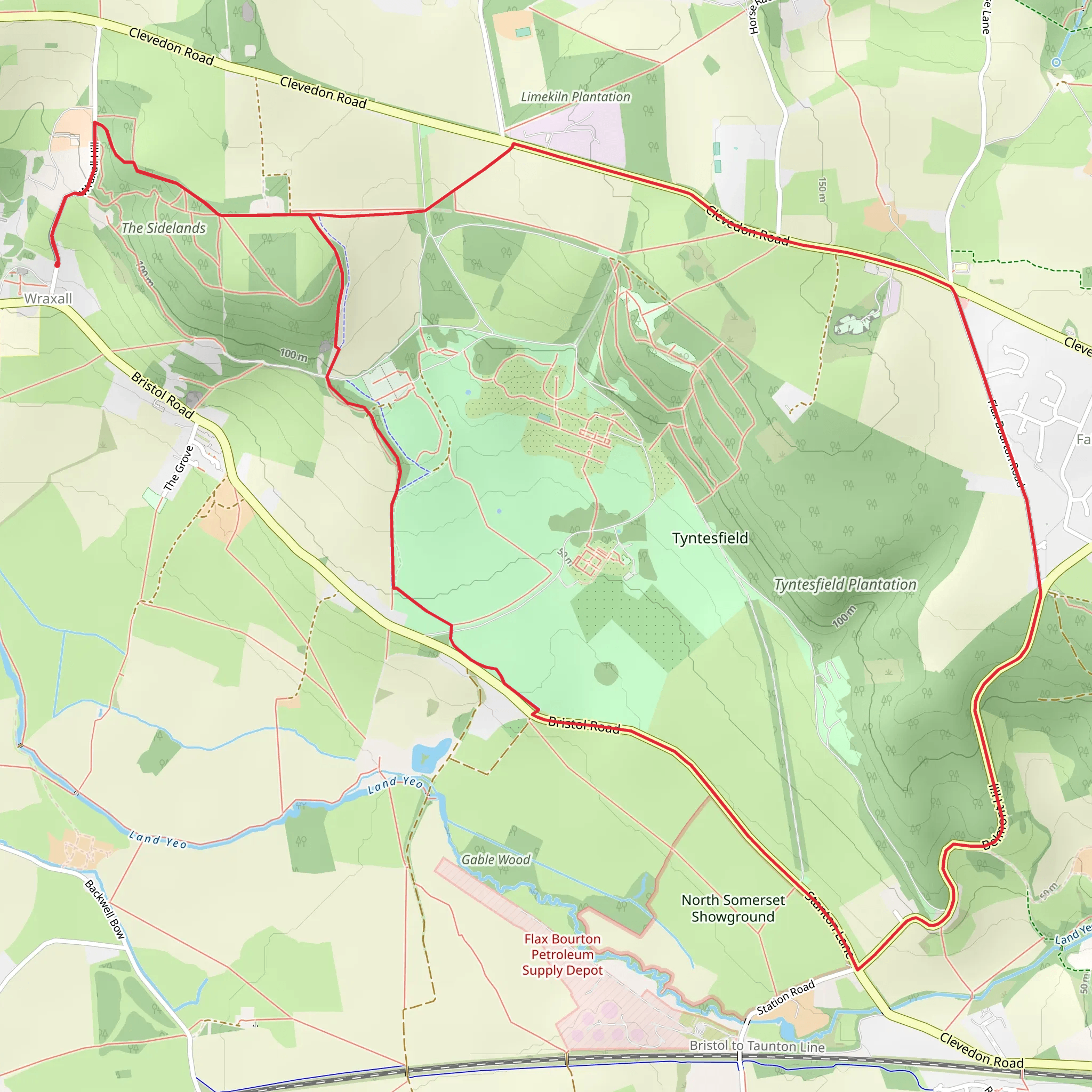 Typesfield Plantation and Belmont Hill mobile static map
