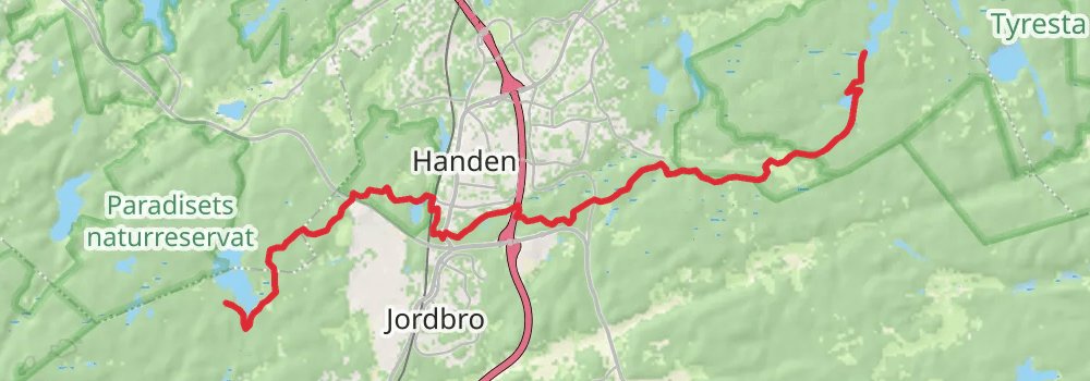Sörmlandsleden Trail stage 32 Map
