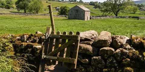 An image depicting the trail Abbeys Amble and its surrounding area.