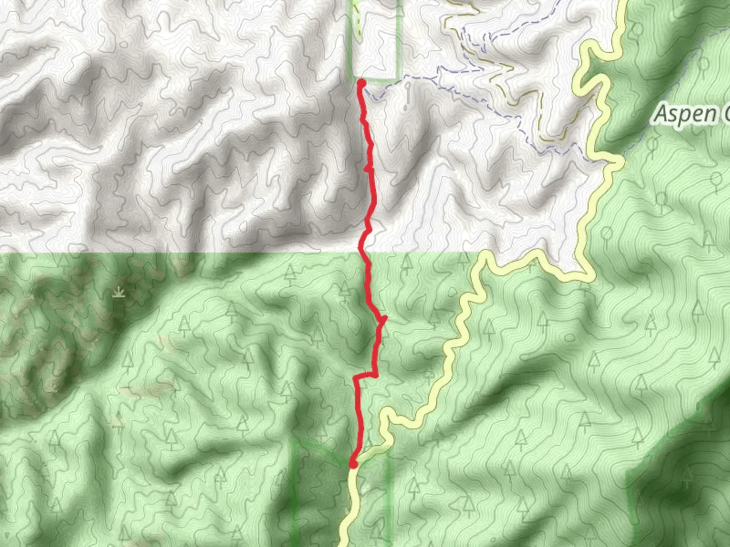 An image depicting the trail Borrego and Windsor Trail and its surrounding area.