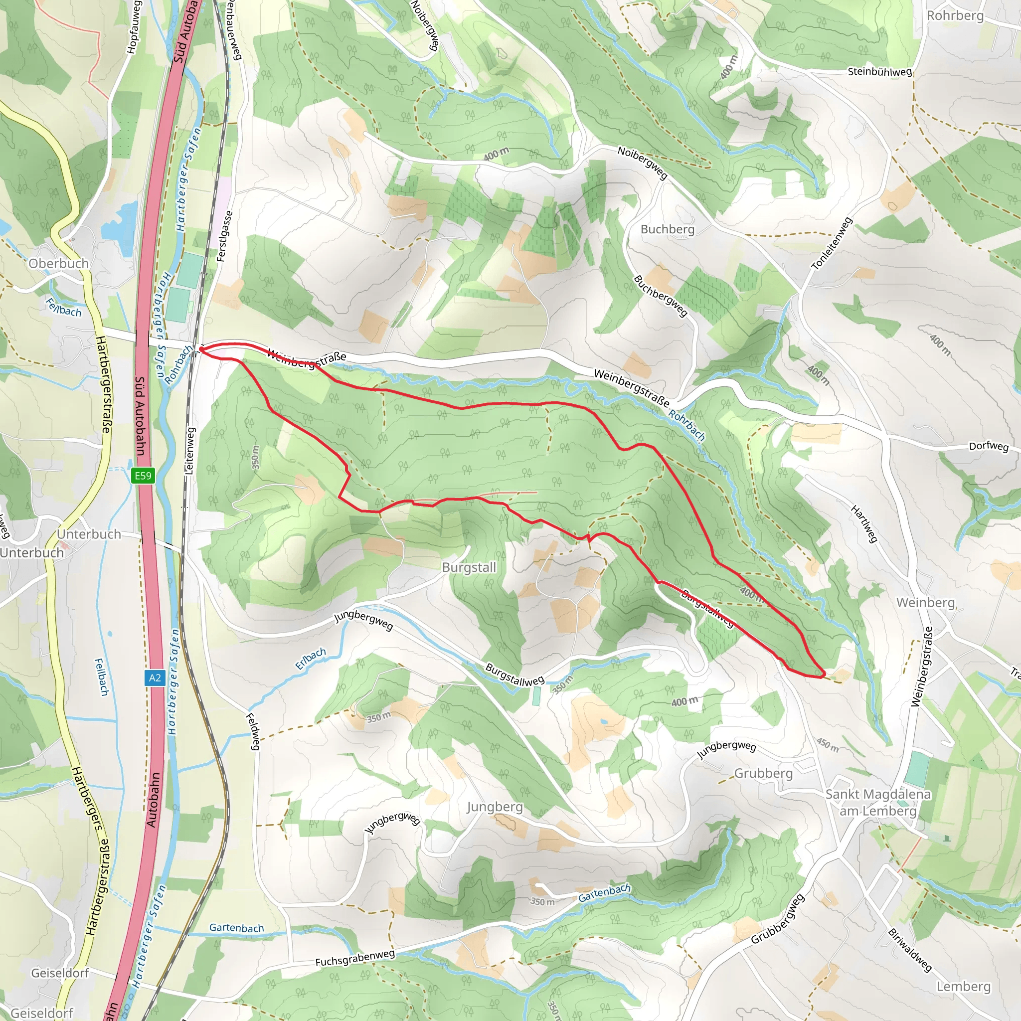 M1 Lindenwald-Weg mobile static map
