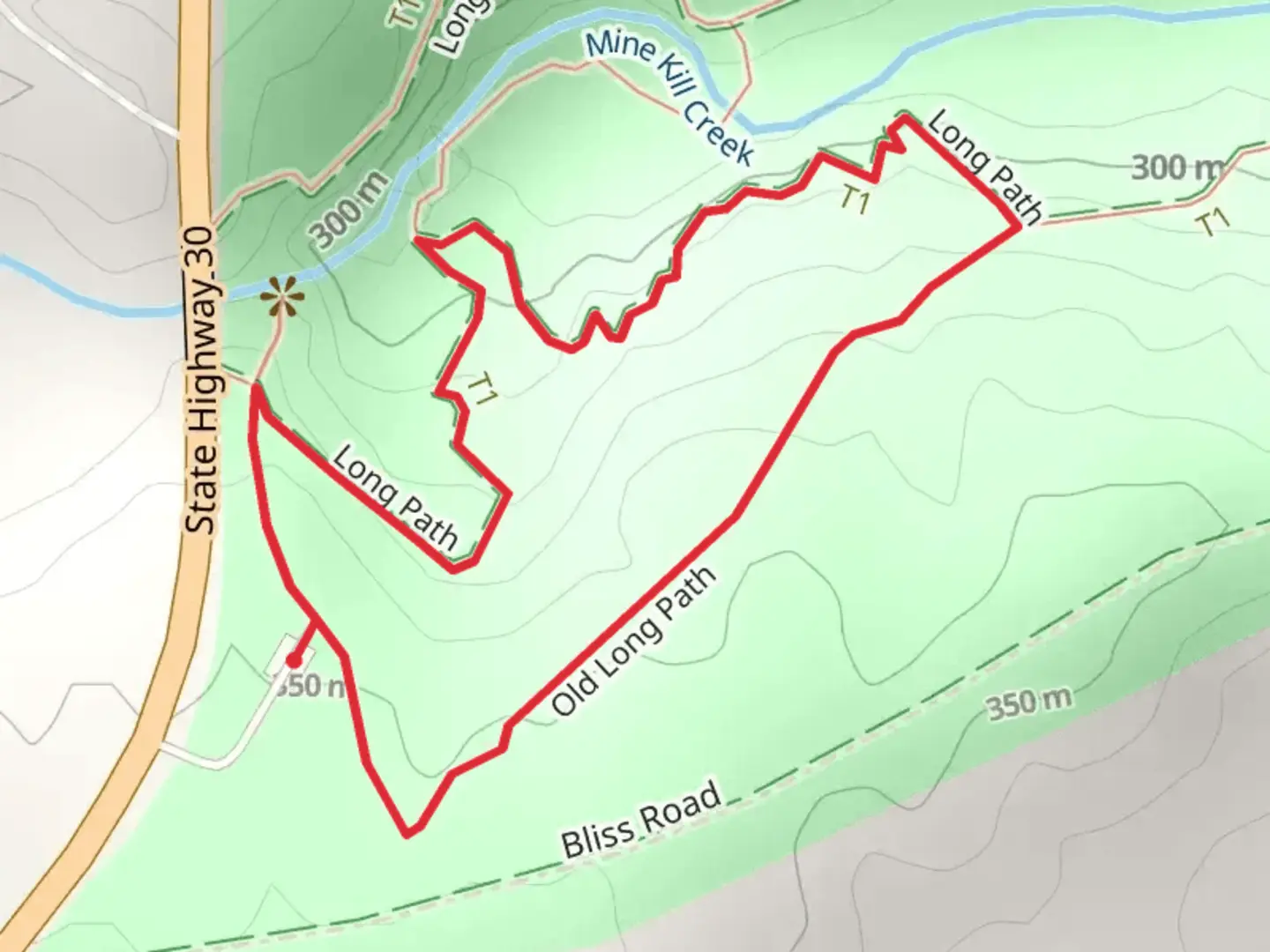 An image depicting the trail Old Long Path Loop Trail and its surrounding area.