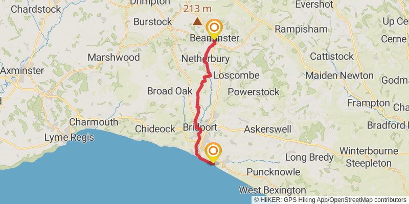 Hardy Way stage 13 Map