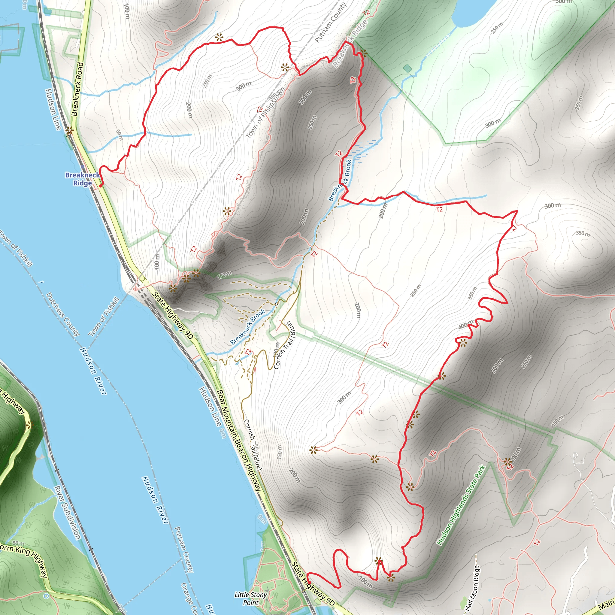 Bull Hill - Mt Taurus Trail mobile static map
