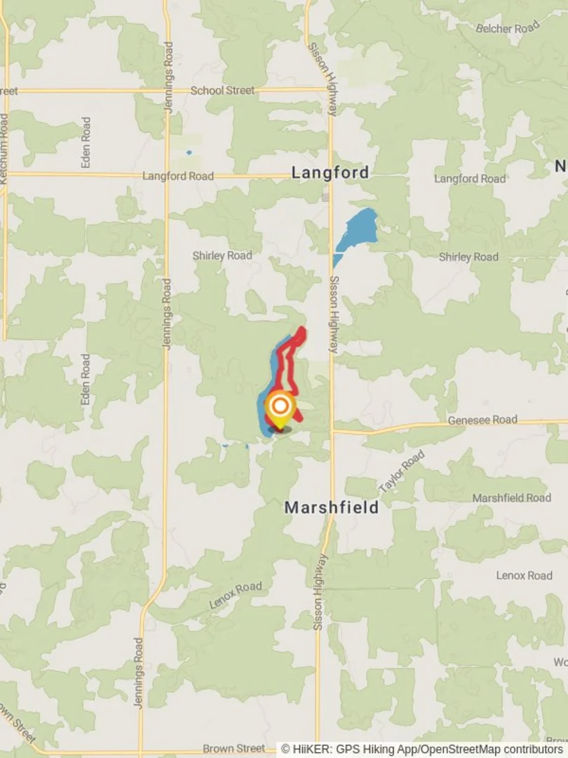 An image depicting the trail Clear Lake Loop and its surrounding area.