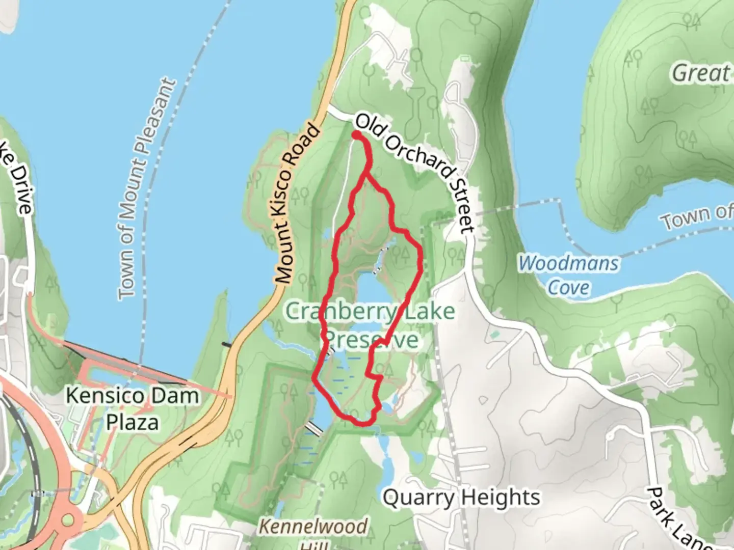 An image depicting the trail Cranberry Lake and South Pond Loop Trail and its surrounding area.
