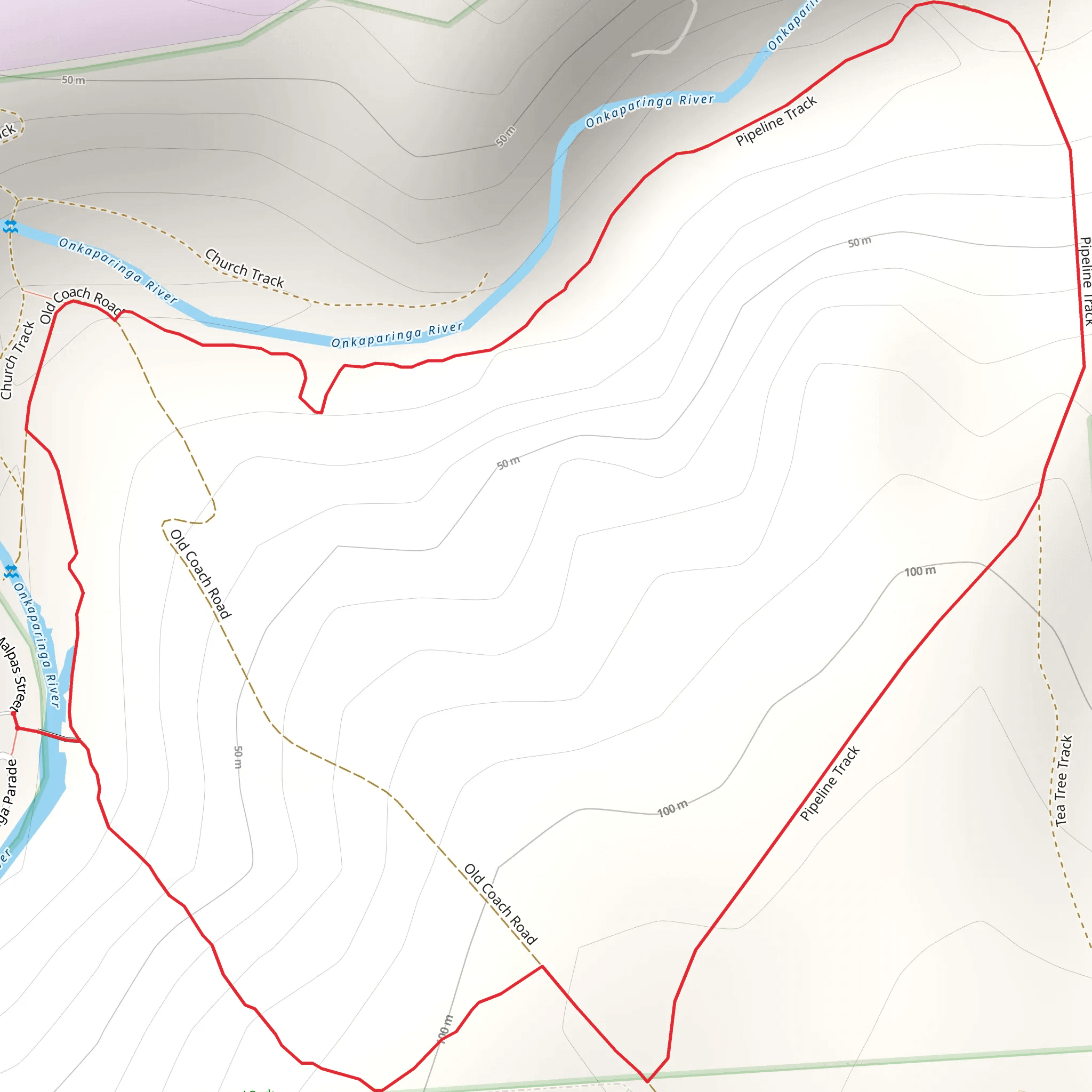 Old Noarlunga Track mobile static map