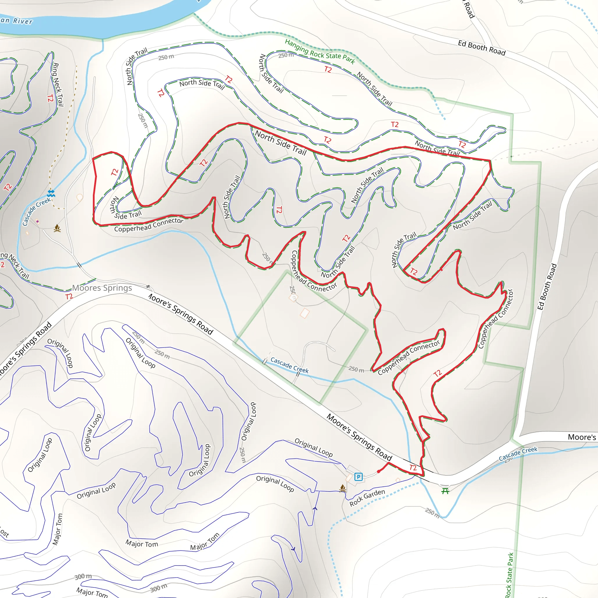 Copperhead Connector Loop mobile static map